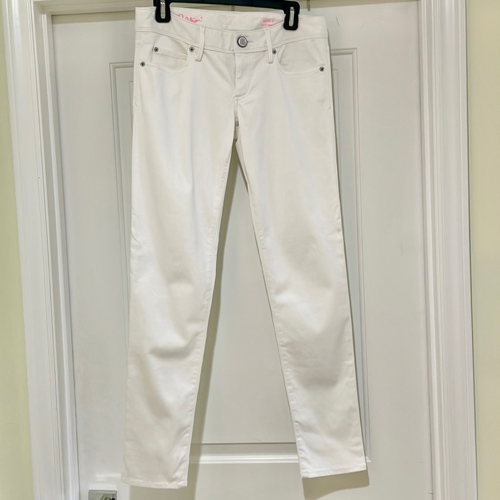 Lilly Pulitzer EUC Worth Skinny White Sz 4